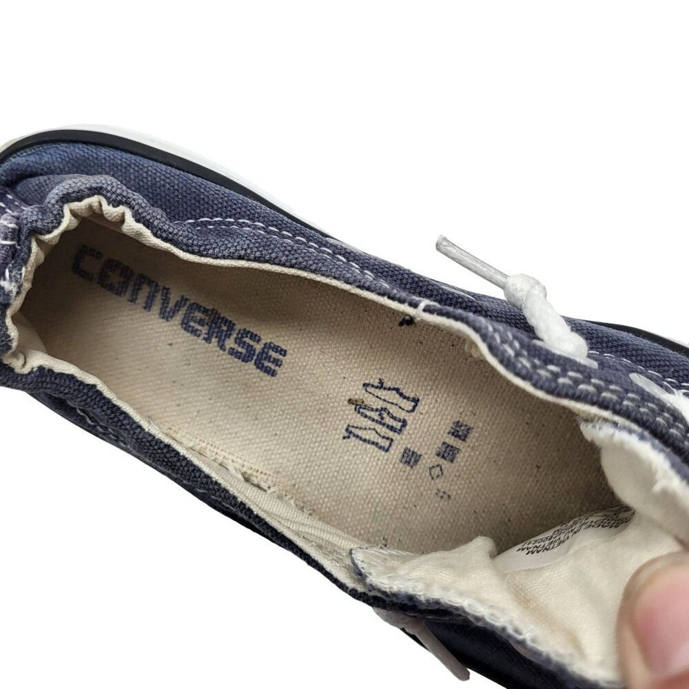 Converse Chuck Taylor All Star Low Top Tennis Shoes Blue White Women's 7 - Picture 9 of 12